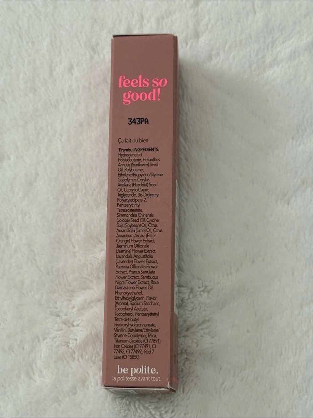 Polite Society Polite Pout Glossy Lip Balm - Shade Tiramisu